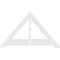 Ekena Millwork Pitch Artisan Architectural Grade PVC Gable Pediment, 48"W x 28"H x 1"P (14/12) GPP048X028X100ART - alternate 2